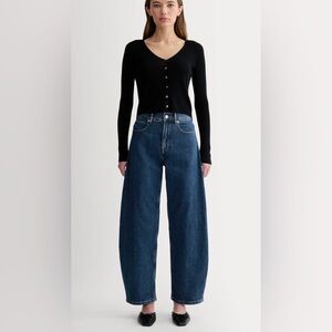 Everlane Way High Curve Barrel Leg Jeans